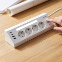 Nabíjecí stanice Huslog 15W 4× zásuvka USB - bílá