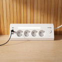 Nabíjecí stanice Huslog 15W 4× zásuvka USB - bílá