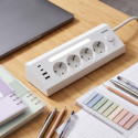 Nabíjecí stanice Huslog 15W 4× zásuvka USB - bílá