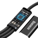 Kabel Baseus RAPID 3v1 20W USB-C/Lightning/Micro 1,5m - černý