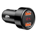 Nabíječka Baseus Magic 45W 2x USB do auta - černá