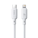 Kabel Baseus Silky USB-C/Lightning 1m 20W - bílý