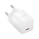 Nabíječka Baseus GaN5 30W USB-C 1m bílá