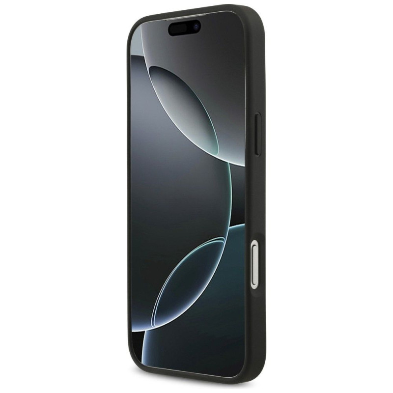Kryt Guess 4G PU BIG LOGO pro iPhone 18 Pro Max / 17 Pro Max - černý