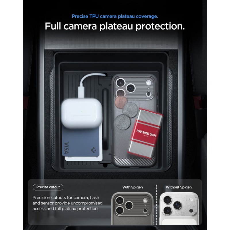 Kryt Spigen RUGGED ARMOR pro iPhone 18 Pro Max / 17 Pro Max - šedý