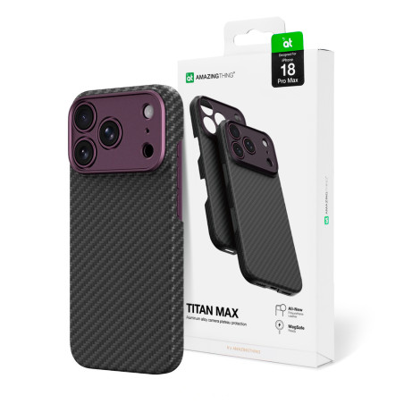 Kryt AmazingThing TITAN MAX LENS pro iPhone 18 Pro Max - purple