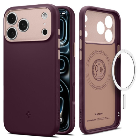 Kryt Spigen NANO POP MagSafe iPhone 18 Pro Max - dark cherry