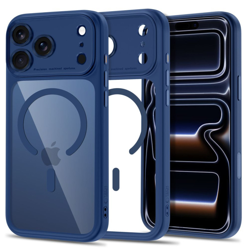 Kryt Tech-Protect MagPeak pro iPhone 18 Pro Max / 17 Pro Max - clear navy blue