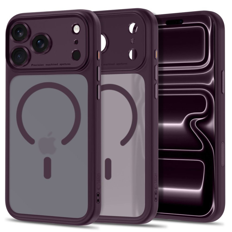Kryt Tech-Protect MagPeak pro iPhone 18 Pro Max / 17 Pro Max - dark cherry matte