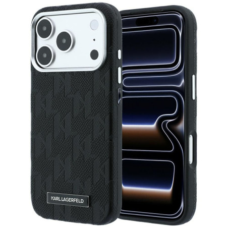 Kryt Karl Lagerfeld iPhone 18 Pro Max MagSafe - černý