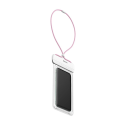 BASEUS ACFSD-D24 Vodotěsné IPX8 pouzdro pro mobilní telefon až 7,2", bílo-růžové