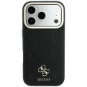 Kryt Guess STRIPE PEONY 4G LOGO pro iPhone 18 Pro Max černý