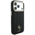 Kryt Guess STRIPE PEONY 4G LOGO pro iPhone 18 Pro Max černý