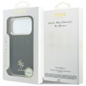 Kryt Guess STRIPE PEONY 4G LOGO pro iPhone 18 Pro Max černý