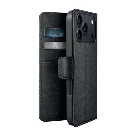 Kryt SBS Wallet Classic Mag iPhone 18 Pro Max - černá