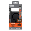 Kryt SBS D3O FORCE pro iPhone 18 Pro Max - černý