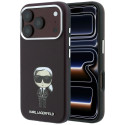 Kryt Karl Lagerfeld Ikonik Sketch MagSafe iPhone 18 Pro Max - vínový