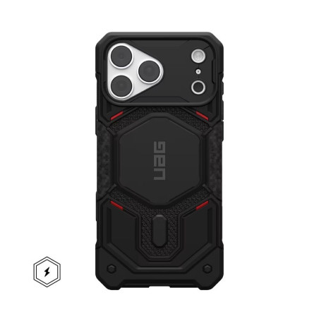 Kryt UAG MONARCH PRO s MagSafe pro iPhone 18/17 Pro Max - kevlar black
