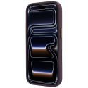 Kryt Guess STRIPE PEONY 4G Logo pro iPhone 18 Pro Max - burgundy