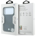 Kryt BMW Sign Inclined Deboss Letters iPhone 18 Pro Max - grey
