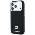 Kryt Karl Lagerfeld Choupette Head Metal pro iPhone black