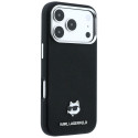 Kryt Karl Lagerfeld Choupette Head Metal pro iPhone black