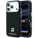 Kryt Karl Lagerfeld Choupette Head Metal pro iPhone black