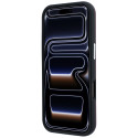 Kryt BMW SIGN INCLINED DEBOSS LETTERS iPhone 18 Pro Max - burgundy