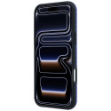 Kryt BMW M Carbon Metal Logo pro iPhone 18 Pro Max/17 Pro Max - modrý