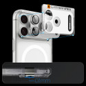 Ochranné sklo Spigen Optik Pro XL iPhone 18 Pro Max stříbrné