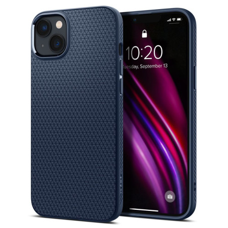 Pouzdro Spigen Liquid Air pro iPhone 14 Plus / 15 Plus – Navy Blue