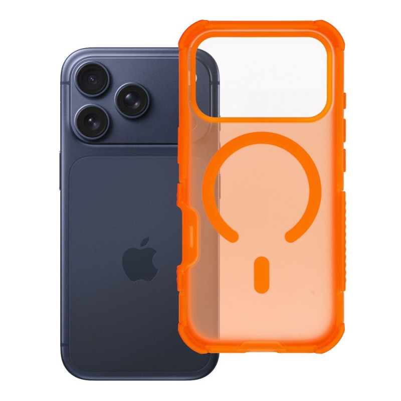 Kryt Forcell F-PROTECT BumperX Premium pro iPhone 18 Pro / 17 Pro - oranžový