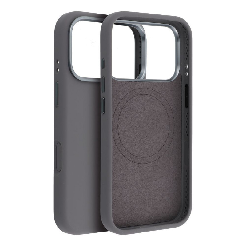 Kryt Forcell F-PROTECT Frame Premium pro iPhone 18 Pro / 17 Pro - šedý