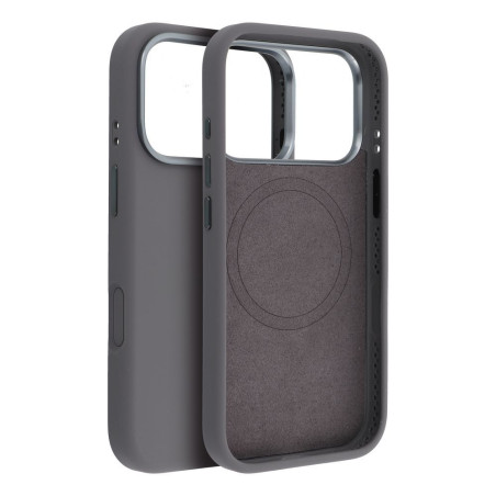Kryt Forcell F-PROTECT Frame Premium pro iPhone 18 Pro/17 Pro - šedý