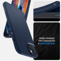 Pouzdro Spigen Liquid Air pro iPhone 14 Plus / 15 Plus – Navy Blue