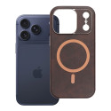 Kryt OEM GENTLEMAN MAG COVER iPhone 18 Pro - hnědá
