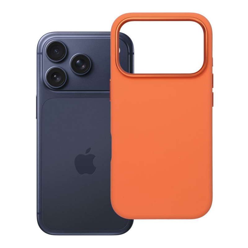 Kryt Forcell F-PROTECT Frame Premium pro iPhone 18 Pro / 17 Pro - oranžový (Magsafe)
