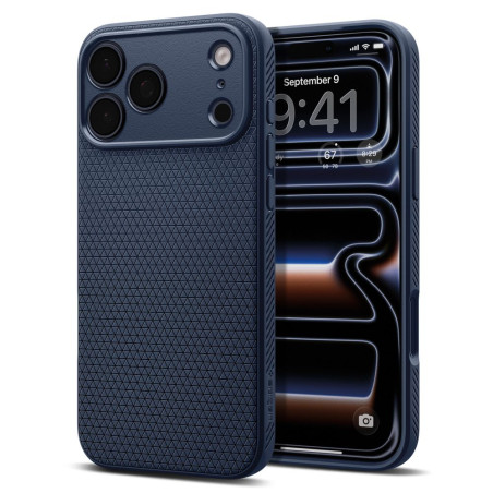 Kryt Spigen LIQUID AIR pro iPhone 18 Pro - navy blue