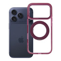 Kryt OEM FRAME CIRCLE STAND iPhone 18 Pro/17 Pro - bordó