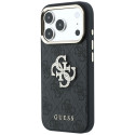 Kryt Guess 4G & BIG STRASS LOGO pro iPhone 18 Pro - hnědý