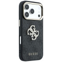 Kryt Guess 4G & BIG STRASS LOGO pro iPhone 18 Pro - hnědý