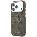 Kryt Guess 4G & Big Resin Logo pro iPhone 18 Pro – hnědý