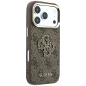 Kryt Guess 4G & Big Resin Logo pro iPhone 18 Pro – hnědý