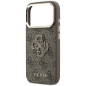 Kryt Guess 4G & Big Resin Logo pro iPhone 18 Pro – hnědý