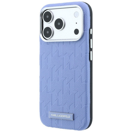 Kryt Karl Lagerfeld MagSafe iPhone 18 Pro/17 Pro - světle modrá
