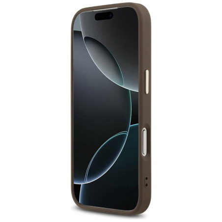 Kryt Guess GUE005483 pro iPhone 18 Pro / 17 Pro – hnědá zlatá