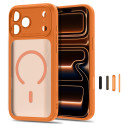 Kryt Tech-Protect MagPeak iPhone 18 Pro/17 Pro - matná oranžová