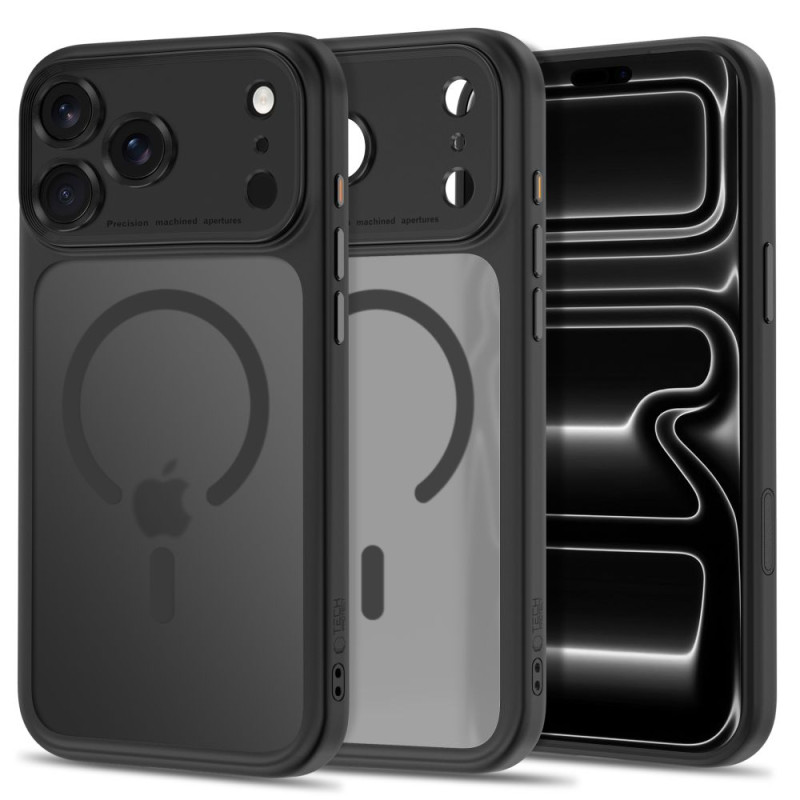 Kryt Tech-Protect MagPeak pro iPhone 18 Pro / 17 Pro - matná černá