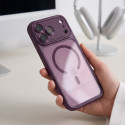 Kryt Tech-Protect MagPeak iPhone 18 Pro/17 Pro – clear burgundy