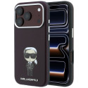 Kryt Karl Lagerfeld IKONIK SKETCH iPhone 18 Pro - burgundy